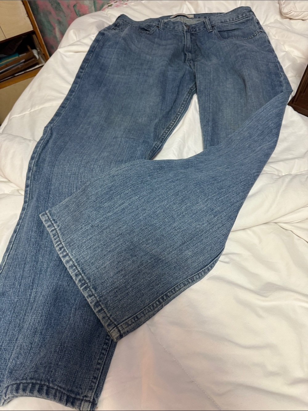 Wrangler Light Blue Relaxed Boot Jeans